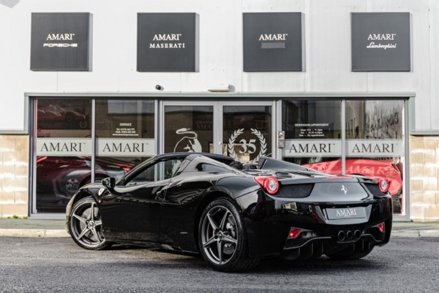 FERRARI 458 CONVERTIBLE 4.5 SPIDER DCT 2DR SEMI AUTOMATIC