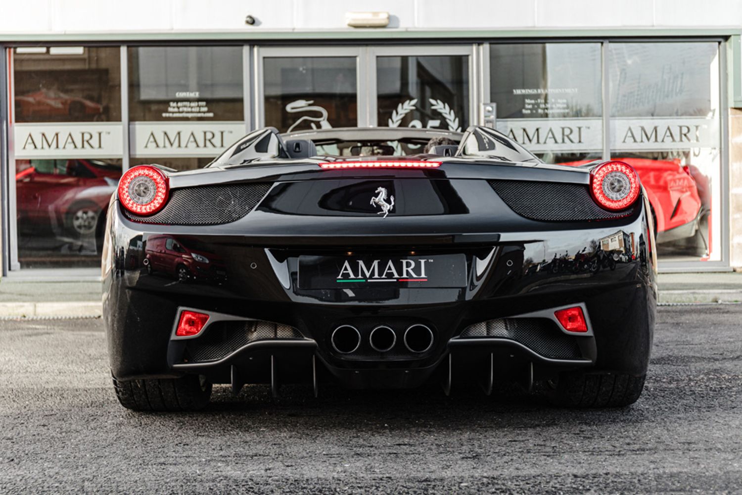 FERRARI 458 CONVERTIBLE 4.5 SPIDER DCT 2DR SEMI AUTOMATIC