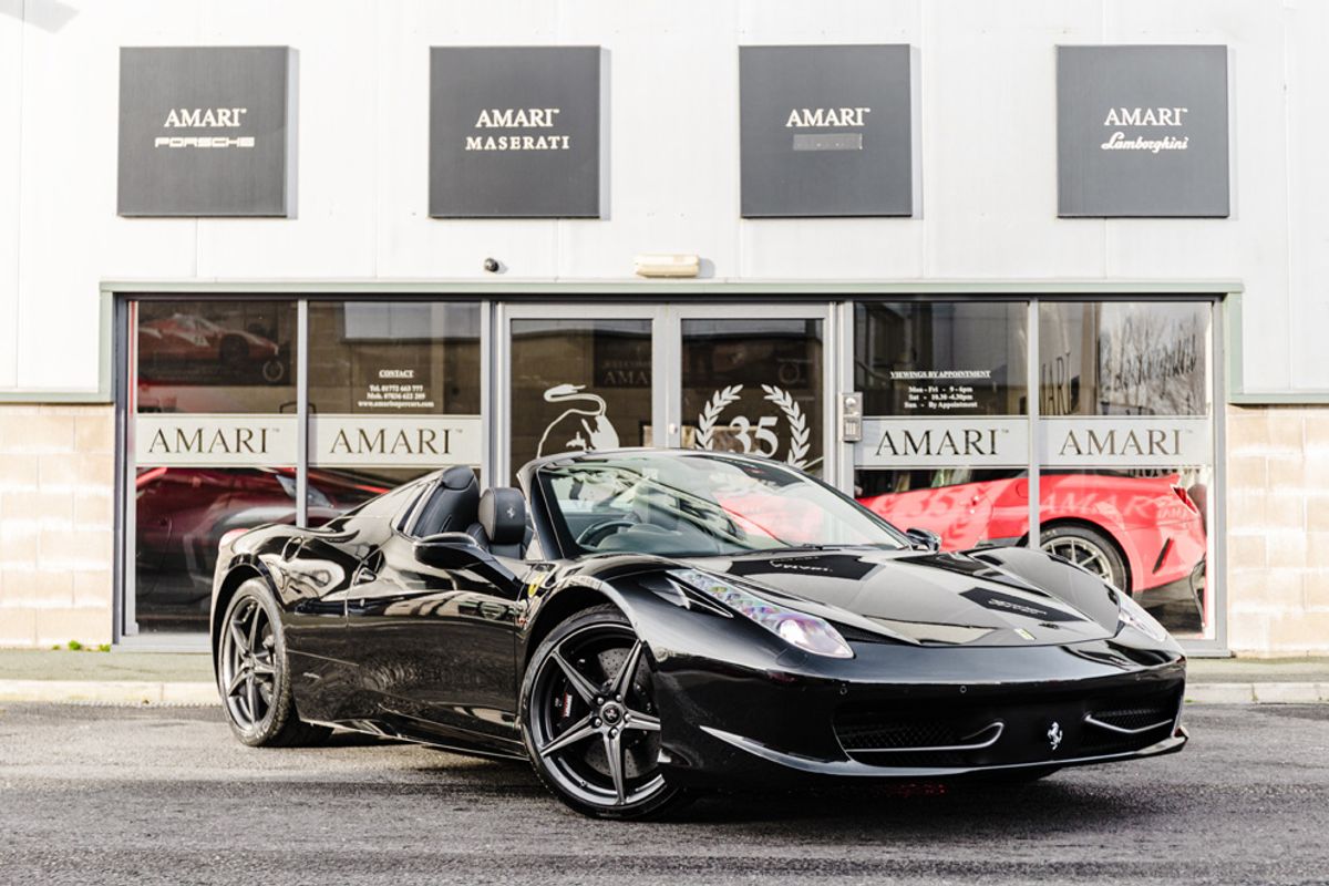 FERRARI 458 CONVERTIBLE 4.5 SPIDER DCT 2DR SEMI AUTOMATIC