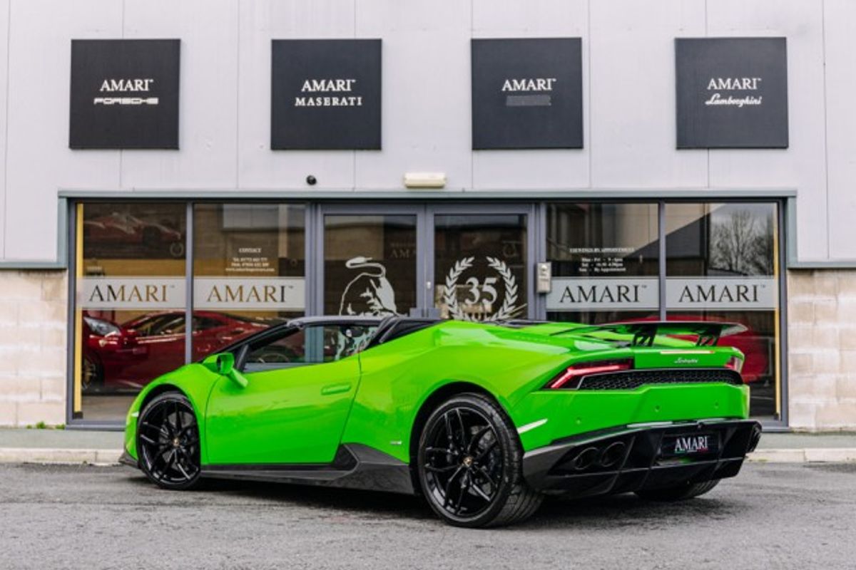 LAMBORGHINI HURACAN CONVERTIBLE 5.2 LP 610-4 SPYDER 2DR SEMI AUTOMATIC