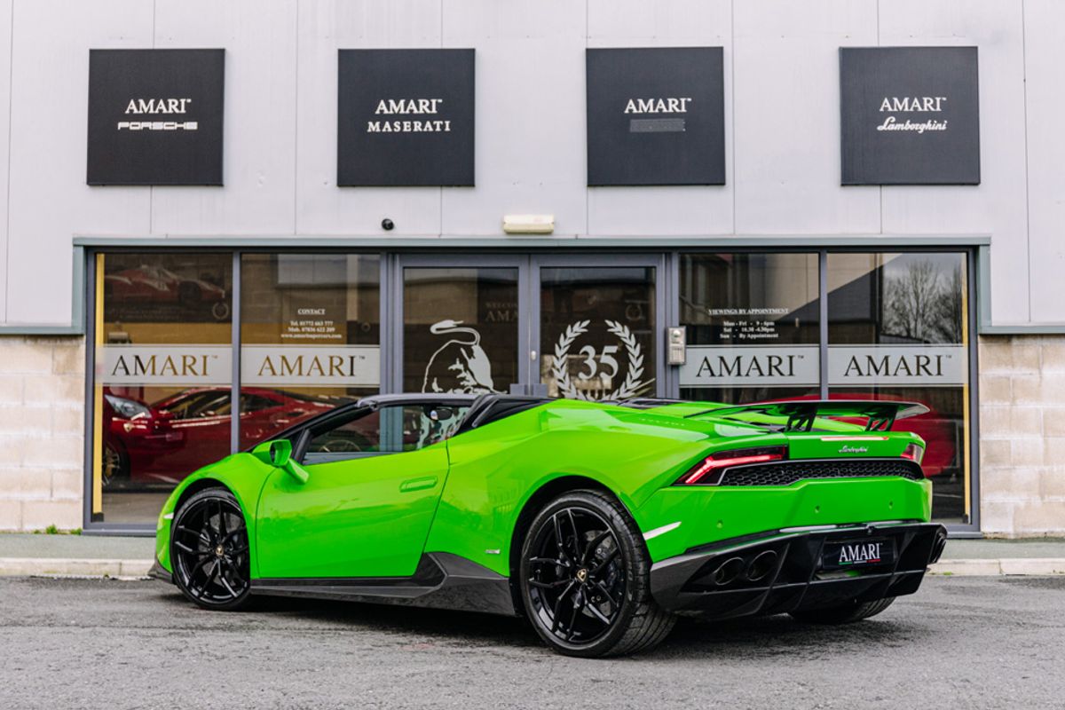 LAMBORGHINI HURACAN CONVERTIBLE 5.2 LP 610-4 SPYDER 2DR SEMI AUTOMATIC
