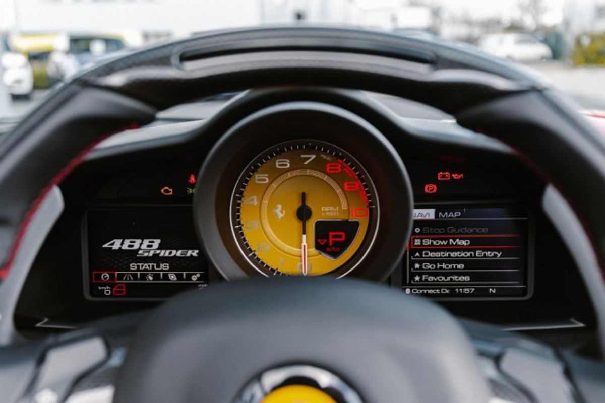 FERRARI 488 CONVERTIBLE 3.9 SPIDER 2DR SEMI AUTOMATIC