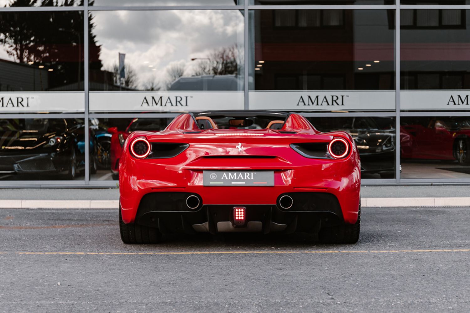 FERRARI 488 CONVERTIBLE 3.9 SPIDER 2DR SEMI AUTOMATIC