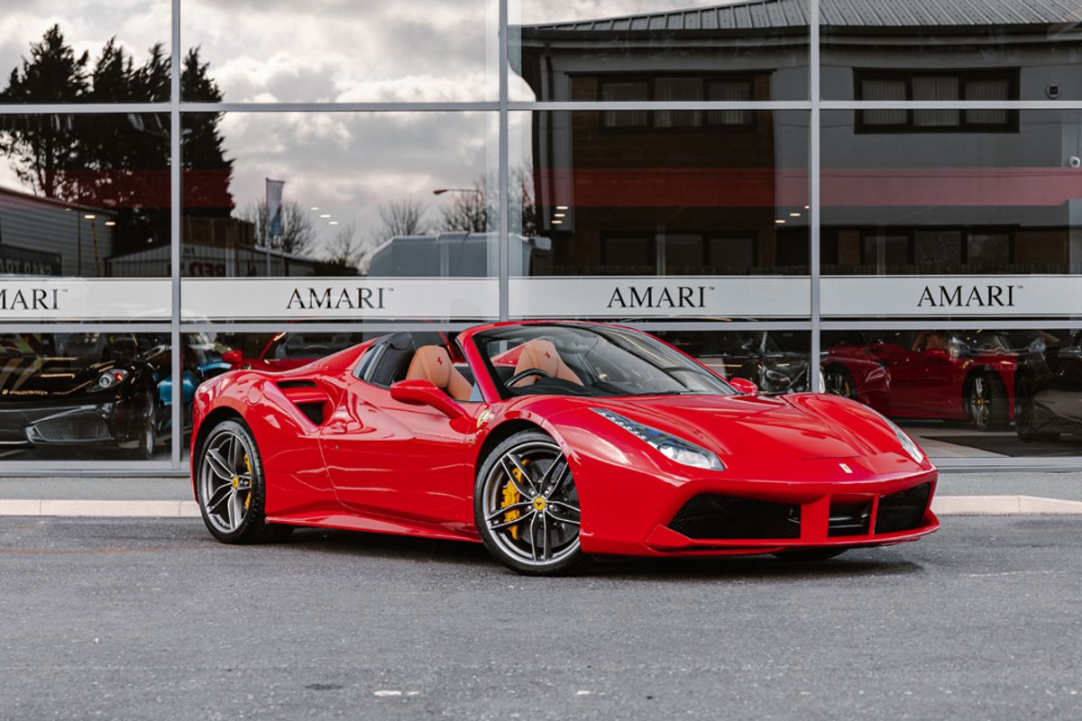 FERRARI 488 CONVERTIBLE 3.9 SPIDER 2DR SEMI AUTOMATIC