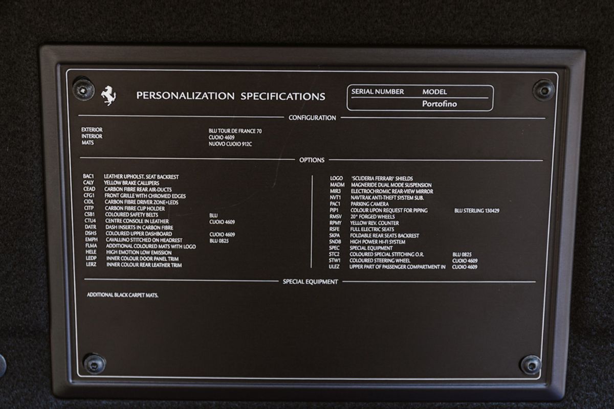 FERRARI PORTOFINO CONVERTIBLE 3.9 BCA 2DR SEMI AUTOMATIC