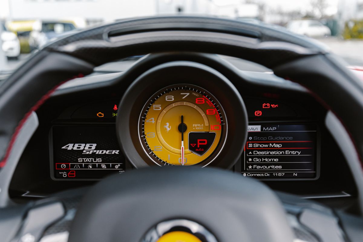 FERRARI 488 CONVERTIBLE 3.9 SPIDER 2DR SEMI AUTOMATIC