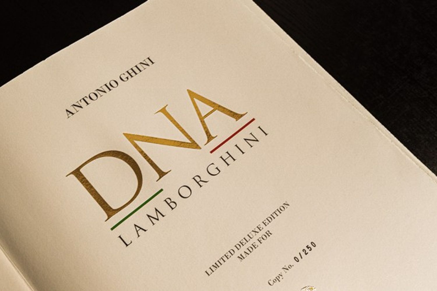 LAMBORGHINI DNA LAMBORGHINI Doro Collection Book