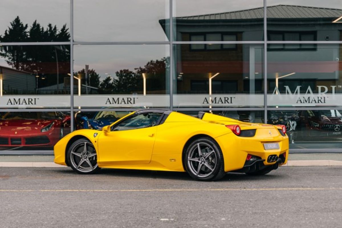 FERRARI 458 CONVERTIBLE 4.5 SPIDER DCT 2DR SEMI AUTOMATIC