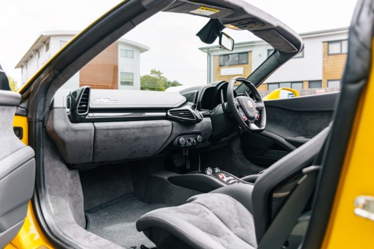 FERRARI 458 CONVERTIBLE 4.5 SPIDER DCT 2DR SEMI AUTOMATIC