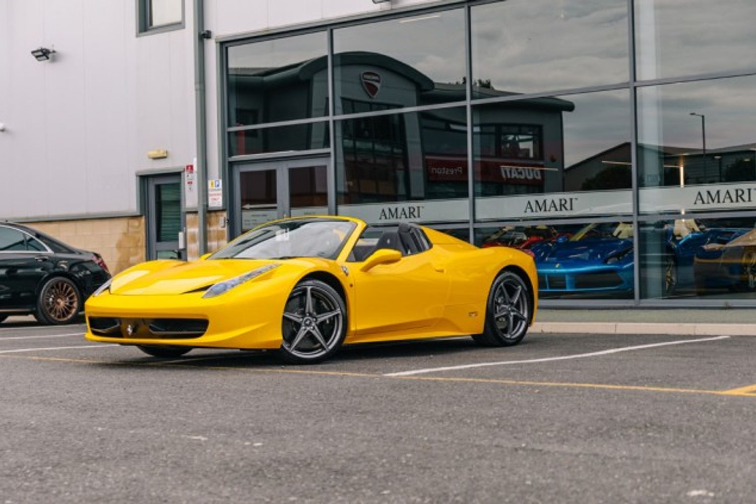 FERRARI 458 CONVERTIBLE 4.5 SPIDER DCT 2DR SEMI AUTOMATIC