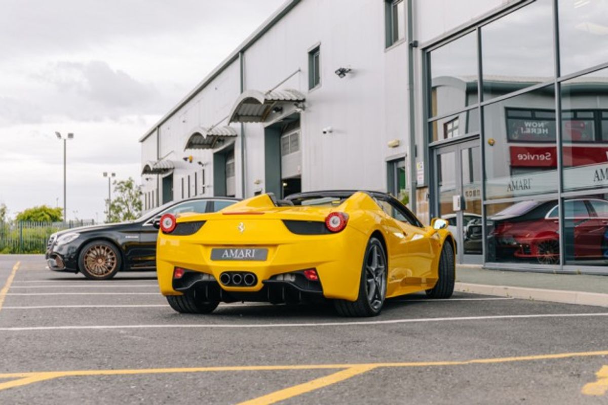 FERRARI 458 CONVERTIBLE 4.5 SPIDER DCT 2DR SEMI AUTOMATIC