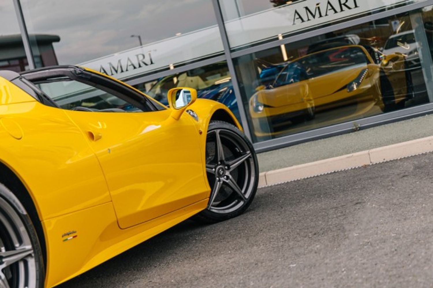 FERRARI 458 CONVERTIBLE 4.5 SPIDER DCT 2DR SEMI AUTOMATIC
