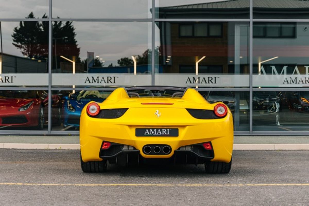 FERRARI 458 CONVERTIBLE 4.5 SPIDER DCT 2DR SEMI AUTOMATIC