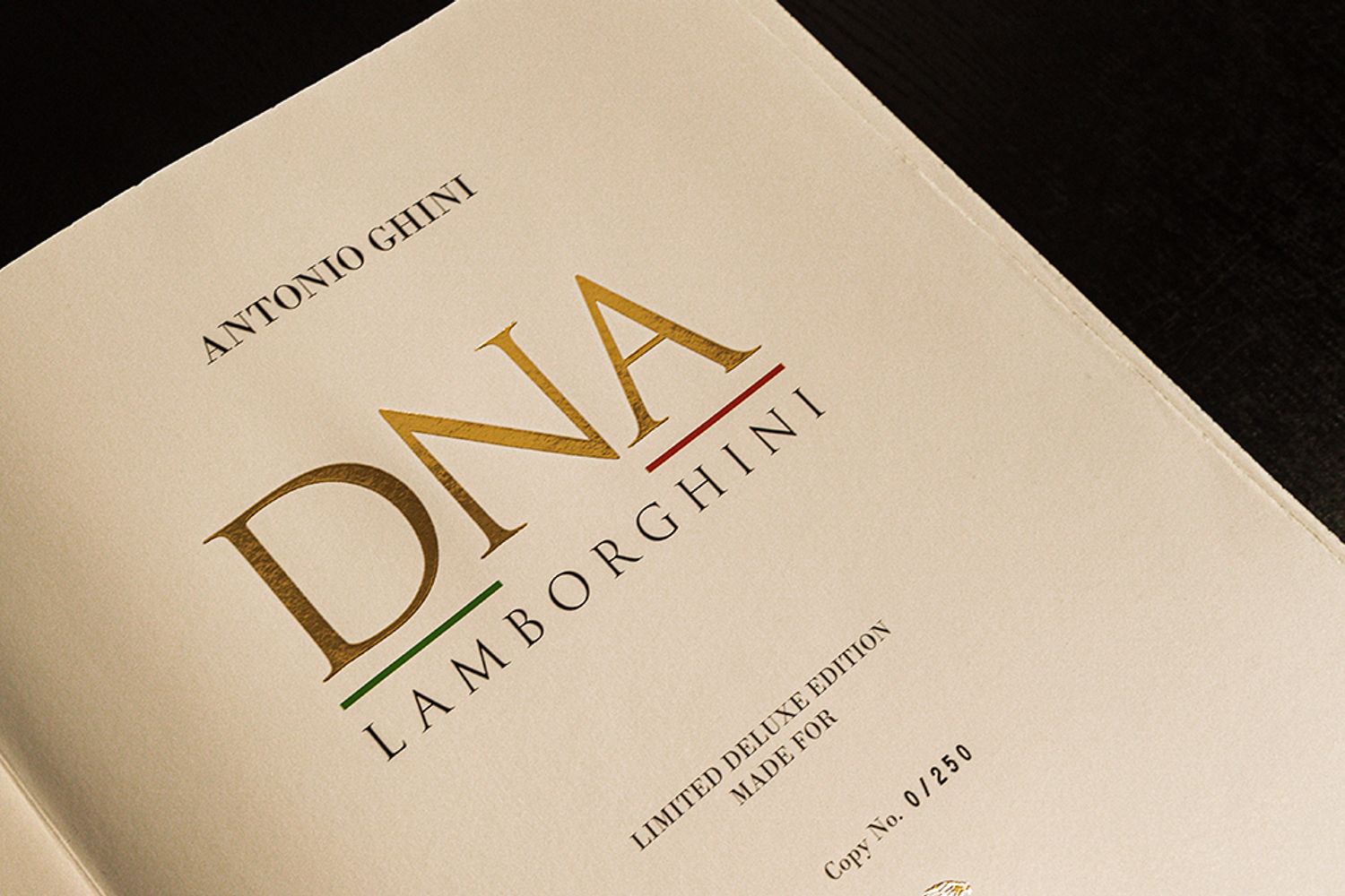 LAMBORGHINI DNA LAMBORGHINI Doro Collection Book