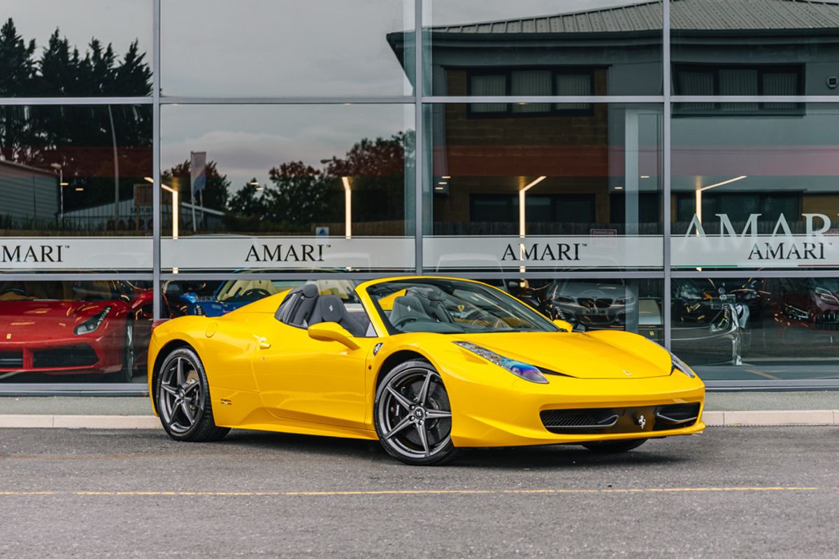 FERRARI 458 CONVERTIBLE 4.5 SPIDER DCT 2DR SEMI AUTOMATIC