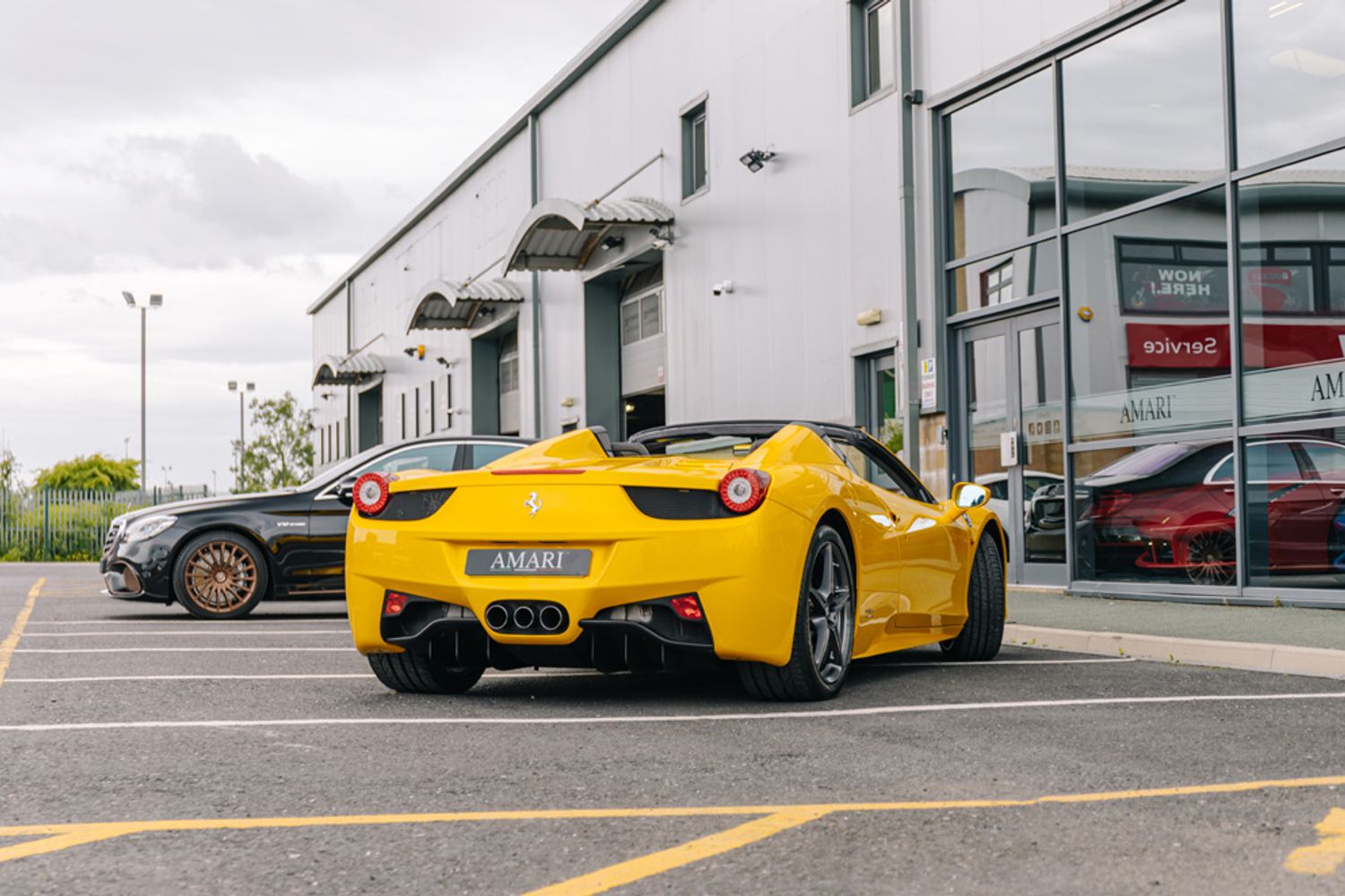 FERRARI 458 CONVERTIBLE 4.5 SPIDER DCT 2DR SEMI AUTOMATIC