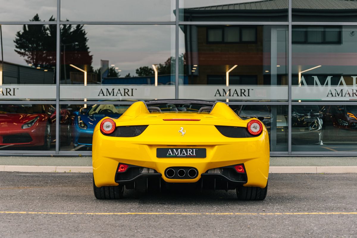 FERRARI 458 CONVERTIBLE 4.5 SPIDER DCT 2DR SEMI AUTOMATIC