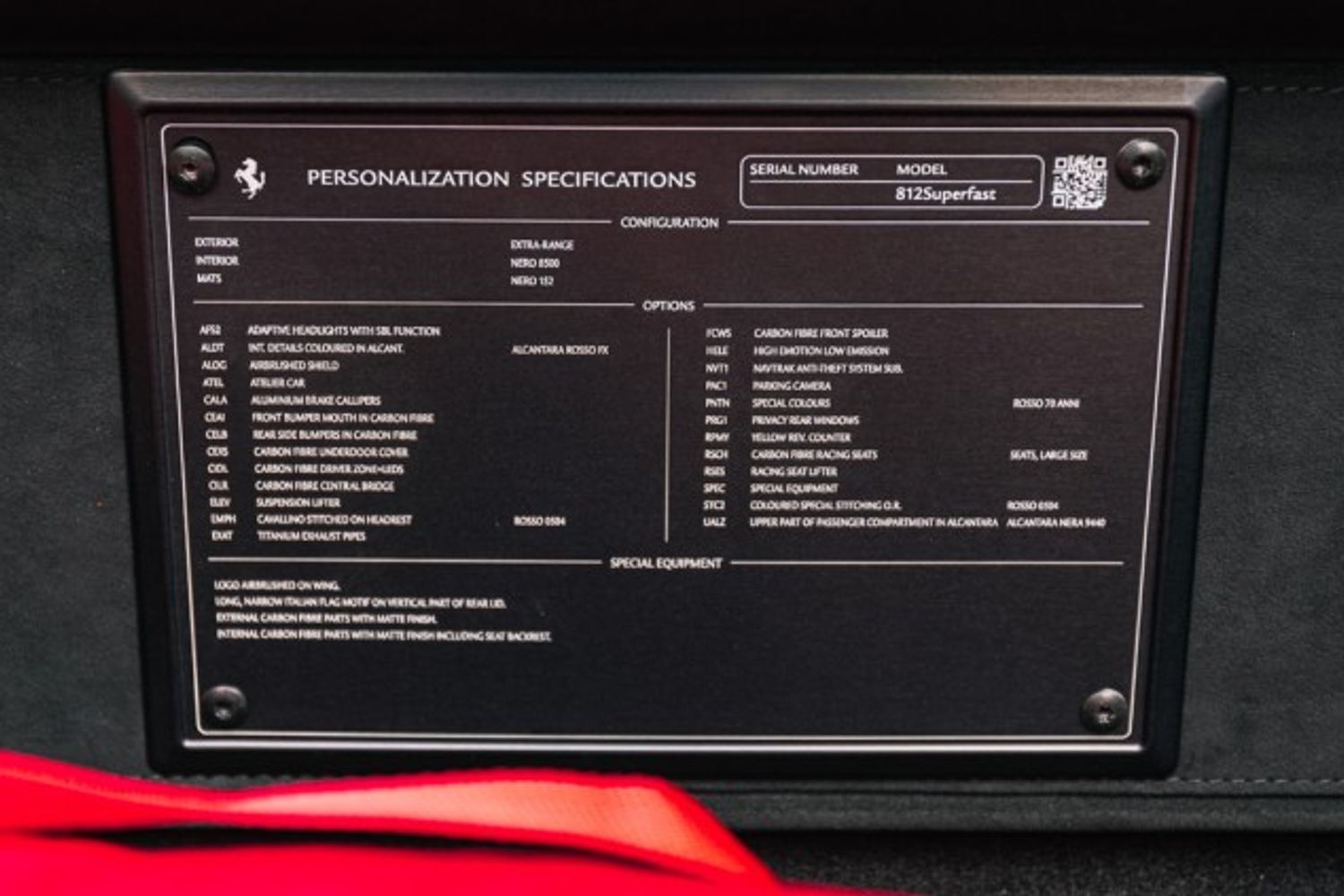 FERRARI 812 SUPERFAST COUPE 6.5 BCE 2DR SEMI AUTOMATIC