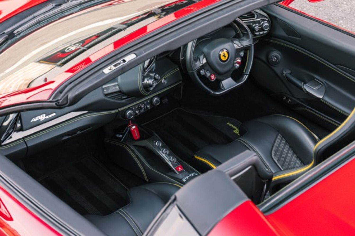 FERRARI 488 CONVERTIBLE 3.9 SPIDER 2DR SEMI AUTOMATIC