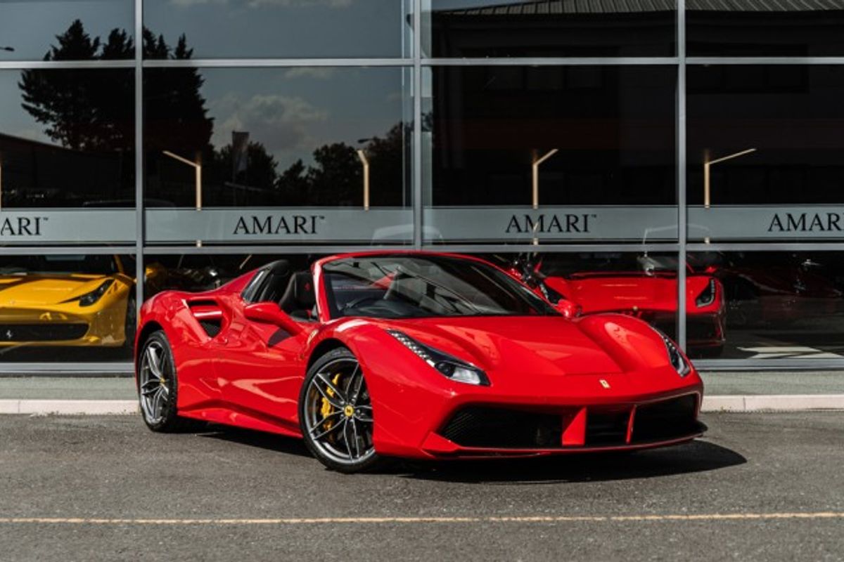 FERRARI 488 CONVERTIBLE 3.9 SPIDER 2DR SEMI AUTOMATIC
