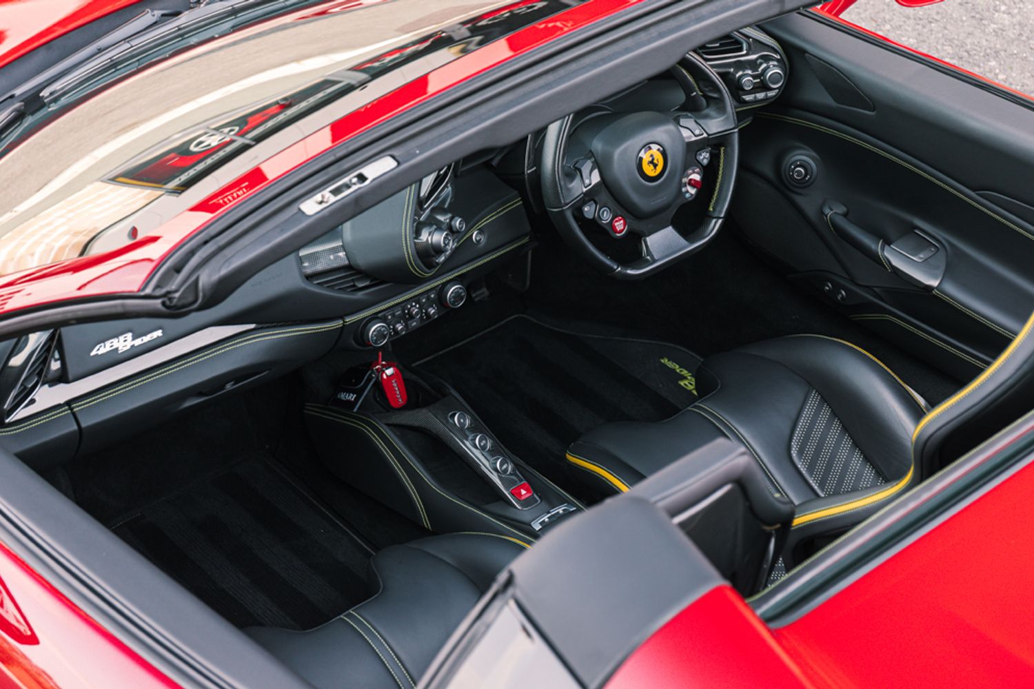 FERRARI 488 CONVERTIBLE 3.9 SPIDER 2DR SEMI AUTOMATIC