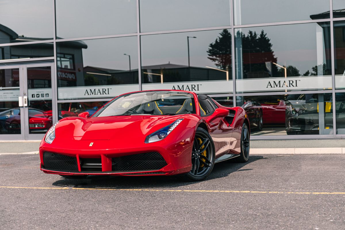 FERRARI 488 CONVERTIBLE 3.9 SPIDER 2DR SEMI AUTOMATIC