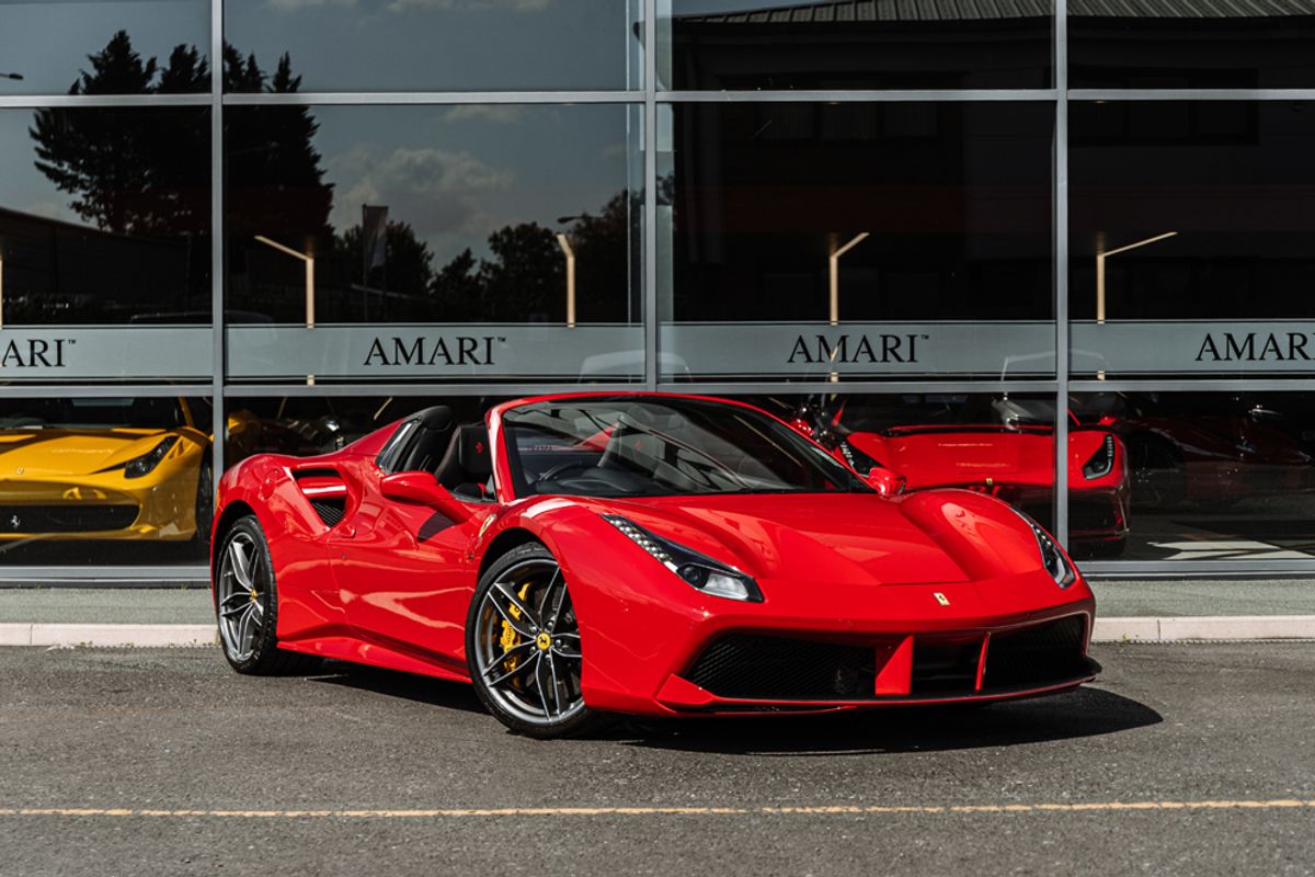 FERRARI 488 CONVERTIBLE 3.9 SPIDER 2DR SEMI AUTOMATIC