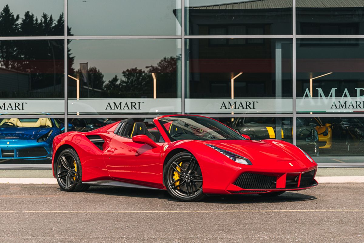 FERRARI 488 CONVERTIBLE 3.9 SPIDER 2DR SEMI AUTOMATIC