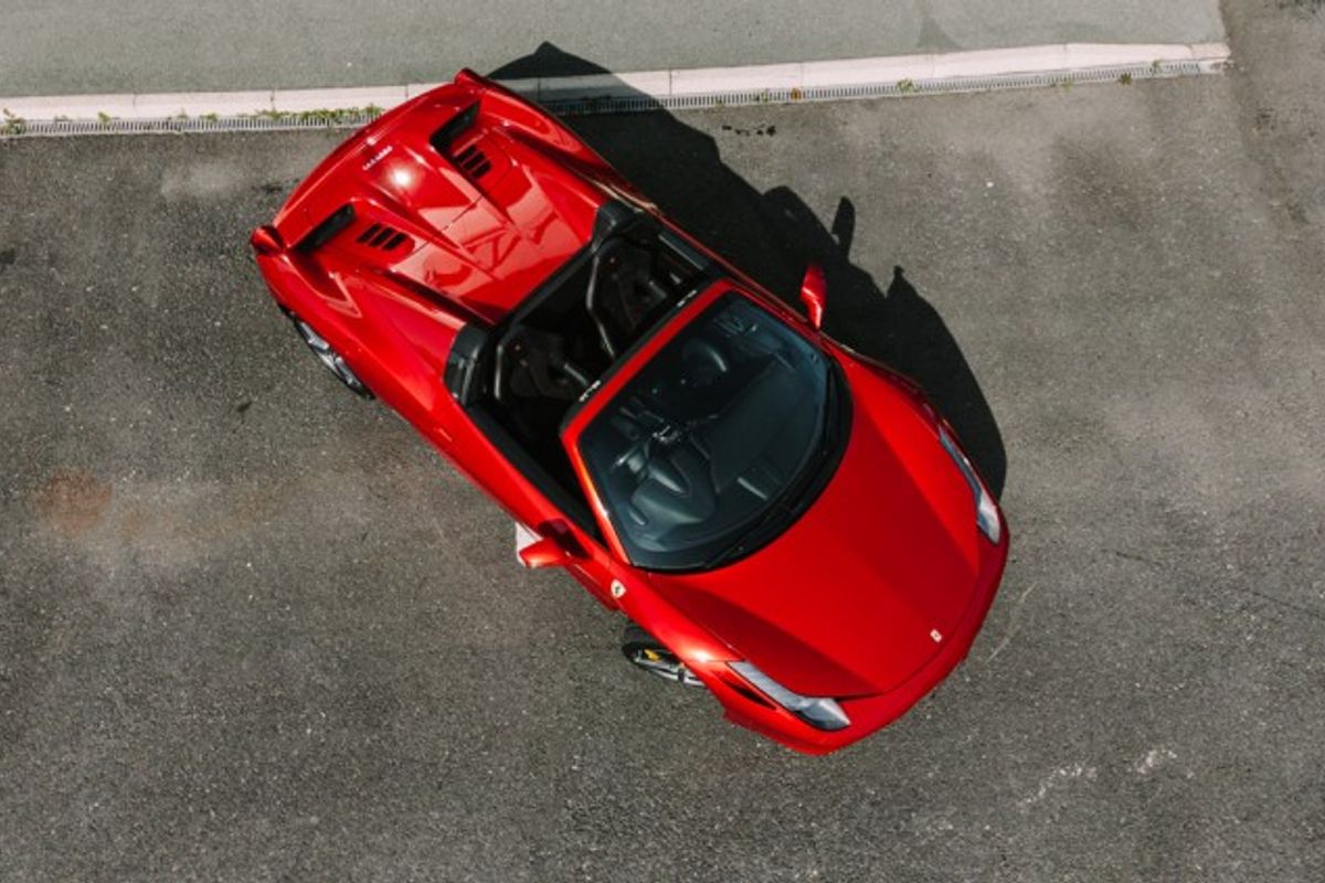 FERRARI 458 CONVERTIBLE 4.5 SPIDER DCT 2DR SEMI AUTOMATIC