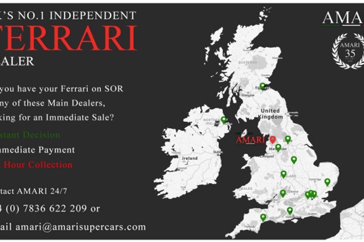 FERRARI 458 CONVERTIBLE 4.5 SPIDER DCT 2DR SEMI AUTOMATIC