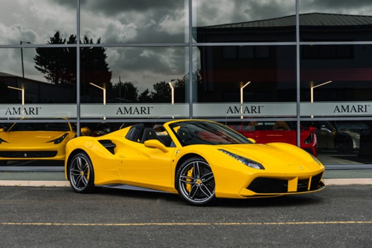 FERRARI 488 CONVERTIBLE 3.9 SPIDER 2DR SEMI AUTOMATIC