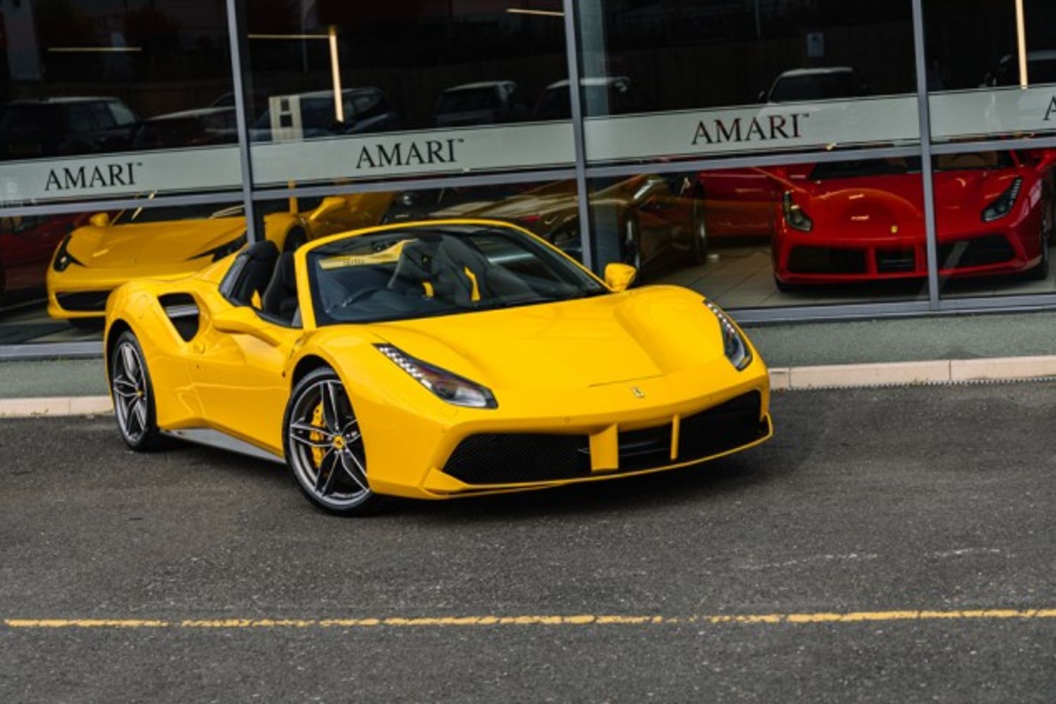 FERRARI 488 CONVERTIBLE 3.9 SPIDER 2DR SEMI AUTOMATIC