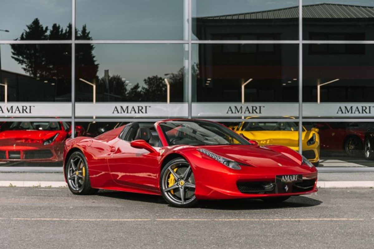 FERRARI 458 CONVERTIBLE 4.5 SPIDER DCT 2DR SEMI AUTOMATIC
