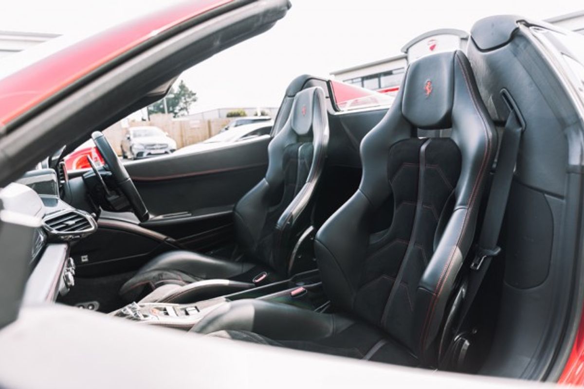 FERRARI 458 CONVERTIBLE 4.5 SPIDER DCT 2DR SEMI AUTOMATIC