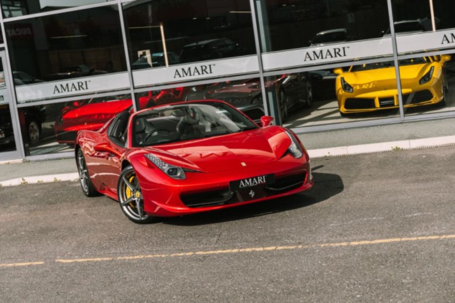 FERRARI 458 CONVERTIBLE 4.5 SPIDER DCT 2DR SEMI AUTOMATIC