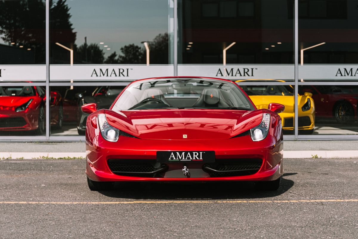 FERRARI 458 CONVERTIBLE 4.5 SPIDER DCT 2DR SEMI AUTOMATIC
