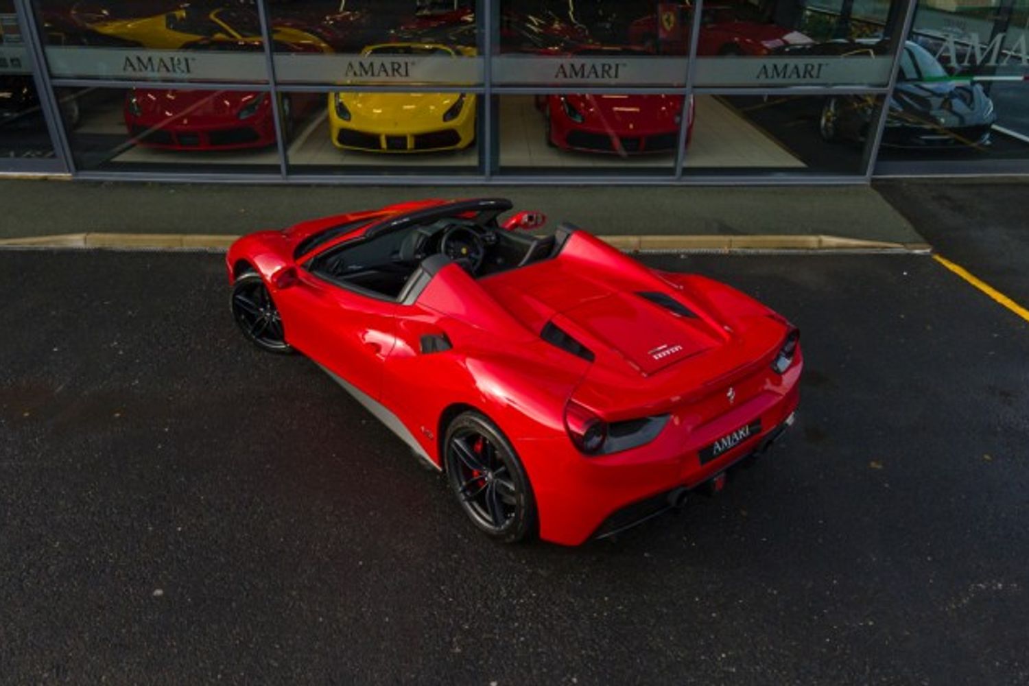 FERRARI 488 CONVERTIBLE 3.9 SPIDER 2DR SEMI AUTOMATIC