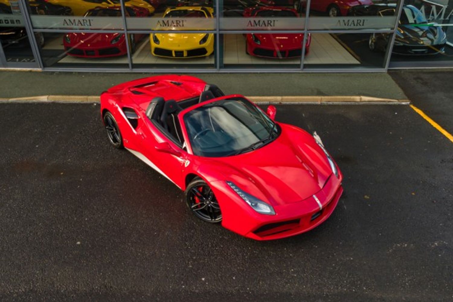FERRARI 488 CONVERTIBLE 3.9 SPIDER 2DR SEMI AUTOMATIC