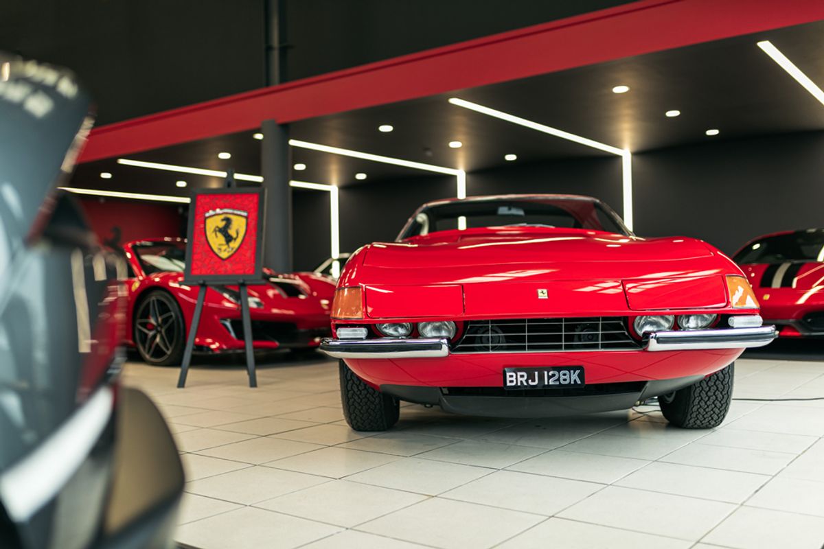 FERRARI Prancing Horse Mosaic Original Art