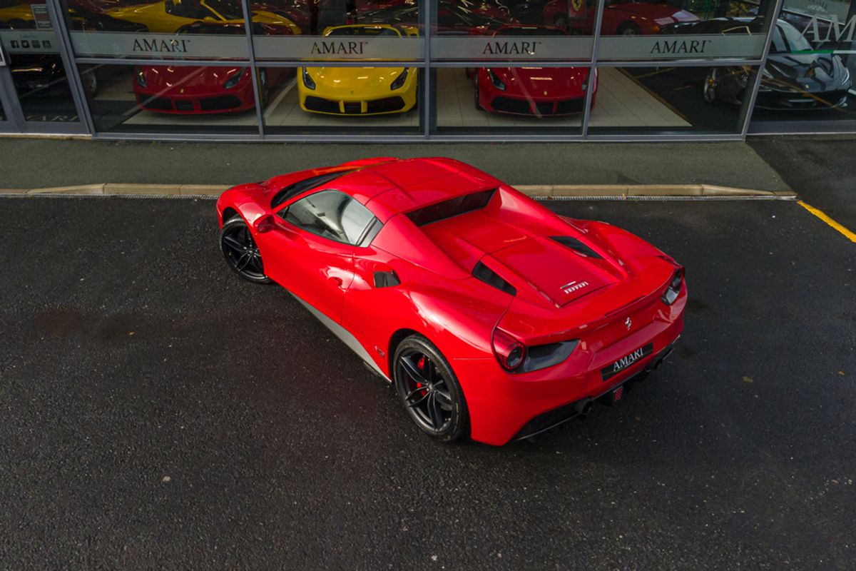 FERRARI 488 CONVERTIBLE 3.9 SPIDER 2DR SEMI AUTOMATIC