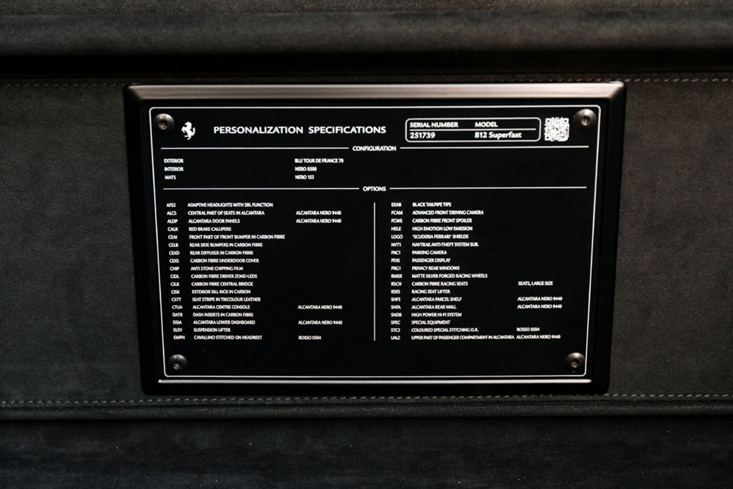 FERRARI 812 SUPERFAST COUPE 6.5 BCE 2DR SEMI AUTOMATIC