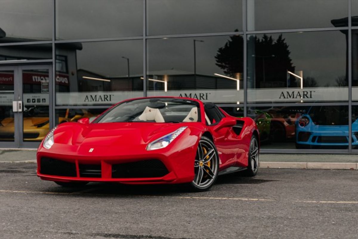 FERRARI 488 CONVERTIBLE 3.9 SPIDER 2DR SEMI AUTOMATIC