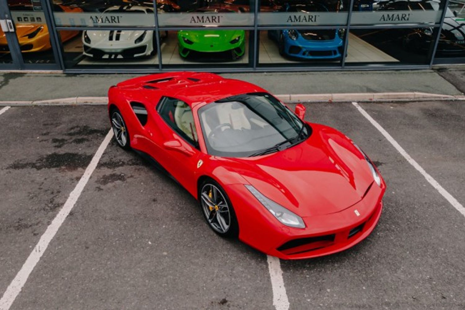 FERRARI 488 CONVERTIBLE 3.9 SPIDER 2DR SEMI AUTOMATIC