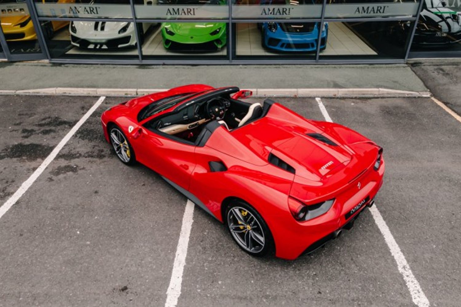 FERRARI 488 CONVERTIBLE 3.9 SPIDER 2DR SEMI AUTOMATIC