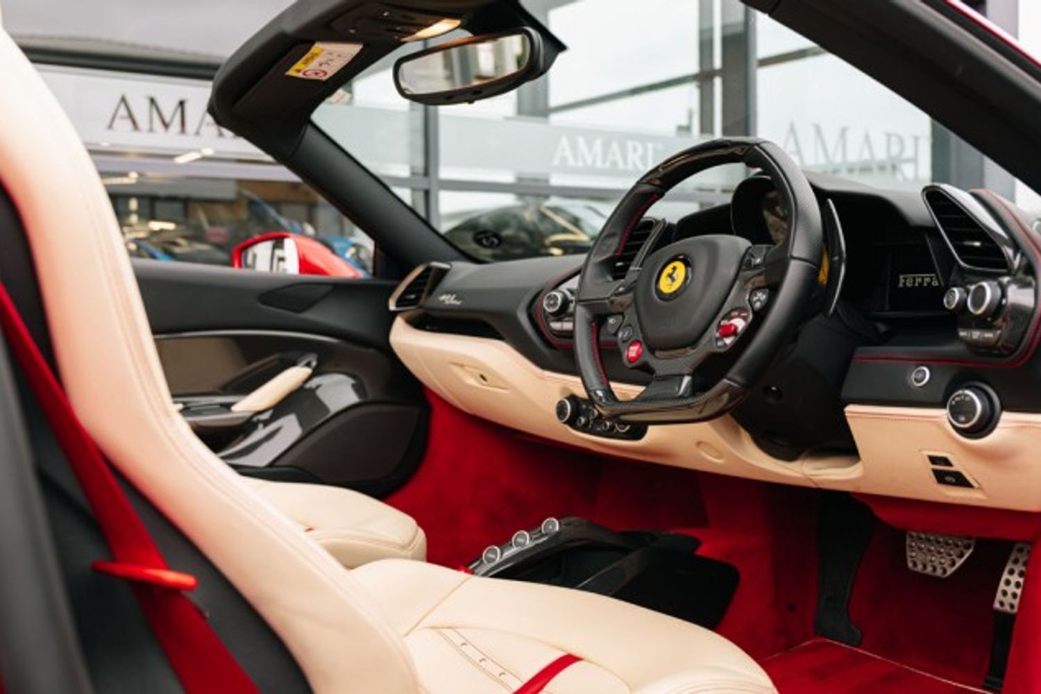FERRARI 488 CONVERTIBLE 3.9 SPIDER 2DR SEMI AUTOMATIC