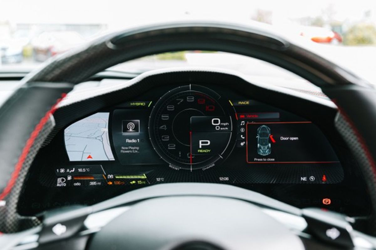 FERRARI SF90 PETROL/ELECTRIC COUPE 4.0 STRADALE 2DR SEMI AUTOMATIC