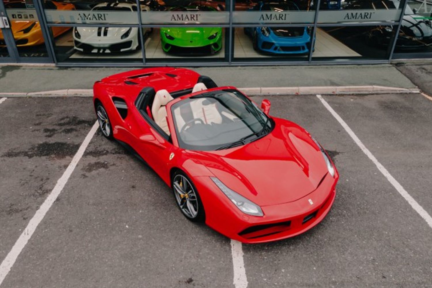 FERRARI 488 CONVERTIBLE 3.9 SPIDER 2DR SEMI AUTOMATIC