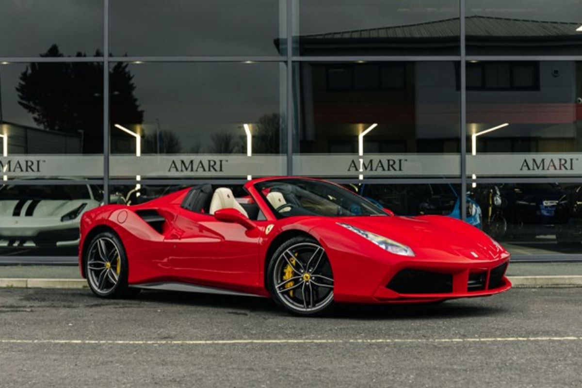 FERRARI 488 CONVERTIBLE 3.9 SPIDER 2DR SEMI AUTOMATIC