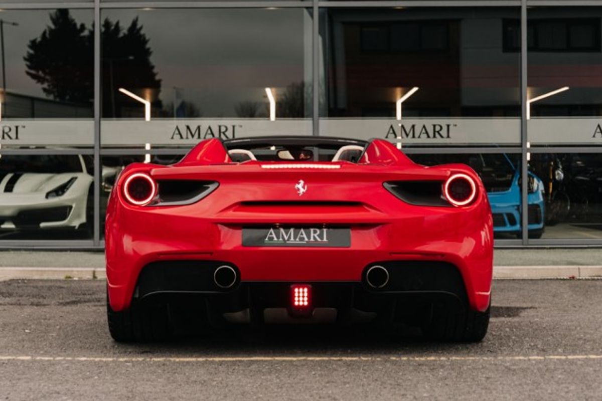 FERRARI 488 CONVERTIBLE 3.9 SPIDER 2DR SEMI AUTOMATIC
