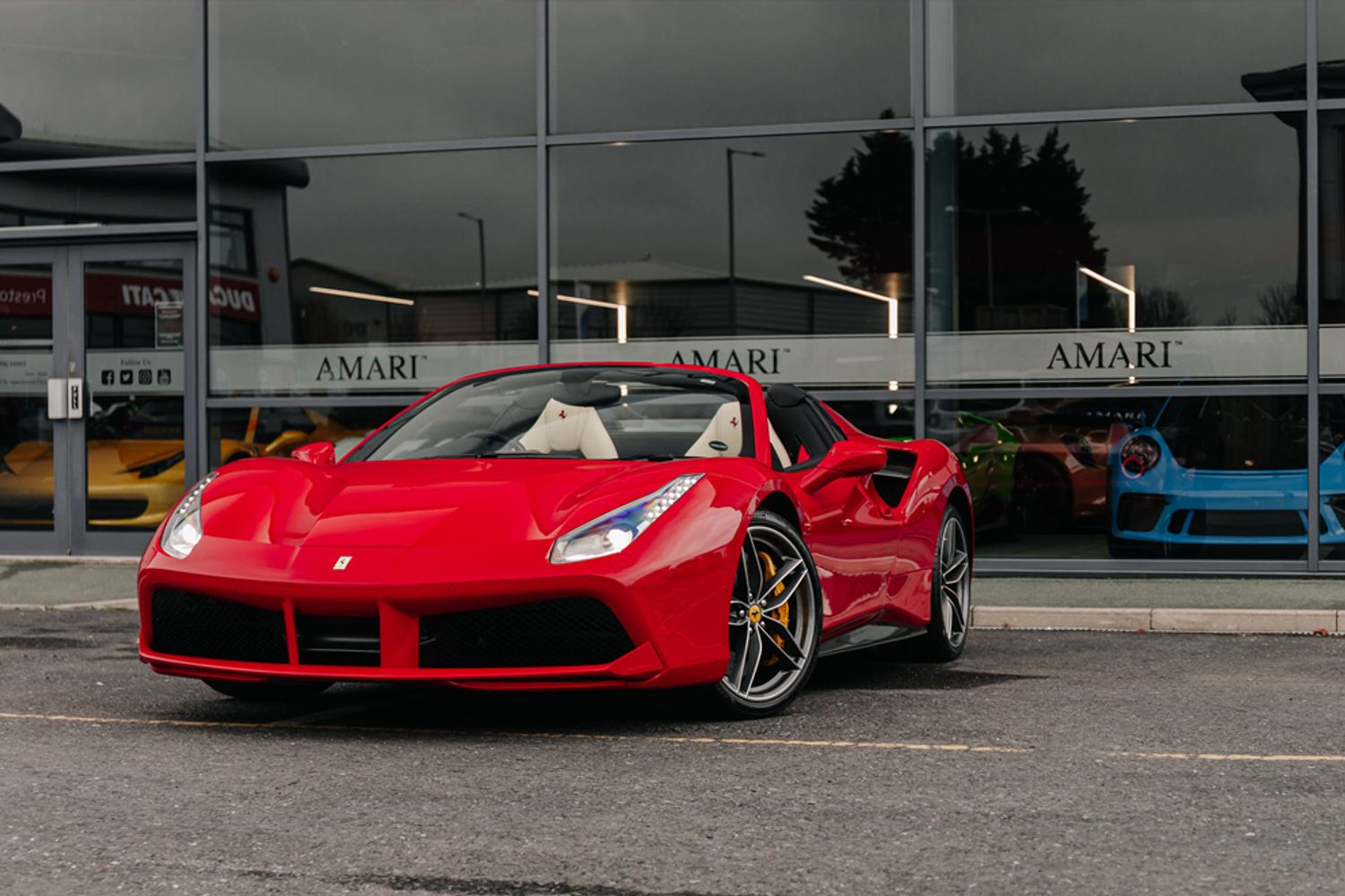 FERRARI 488 CONVERTIBLE 3.9 SPIDER 2DR SEMI AUTOMATIC